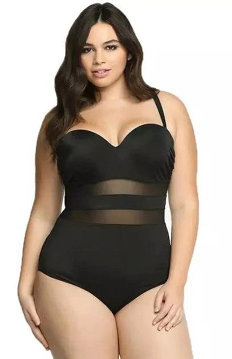 Women's plus size swimsuit by GJG Denim