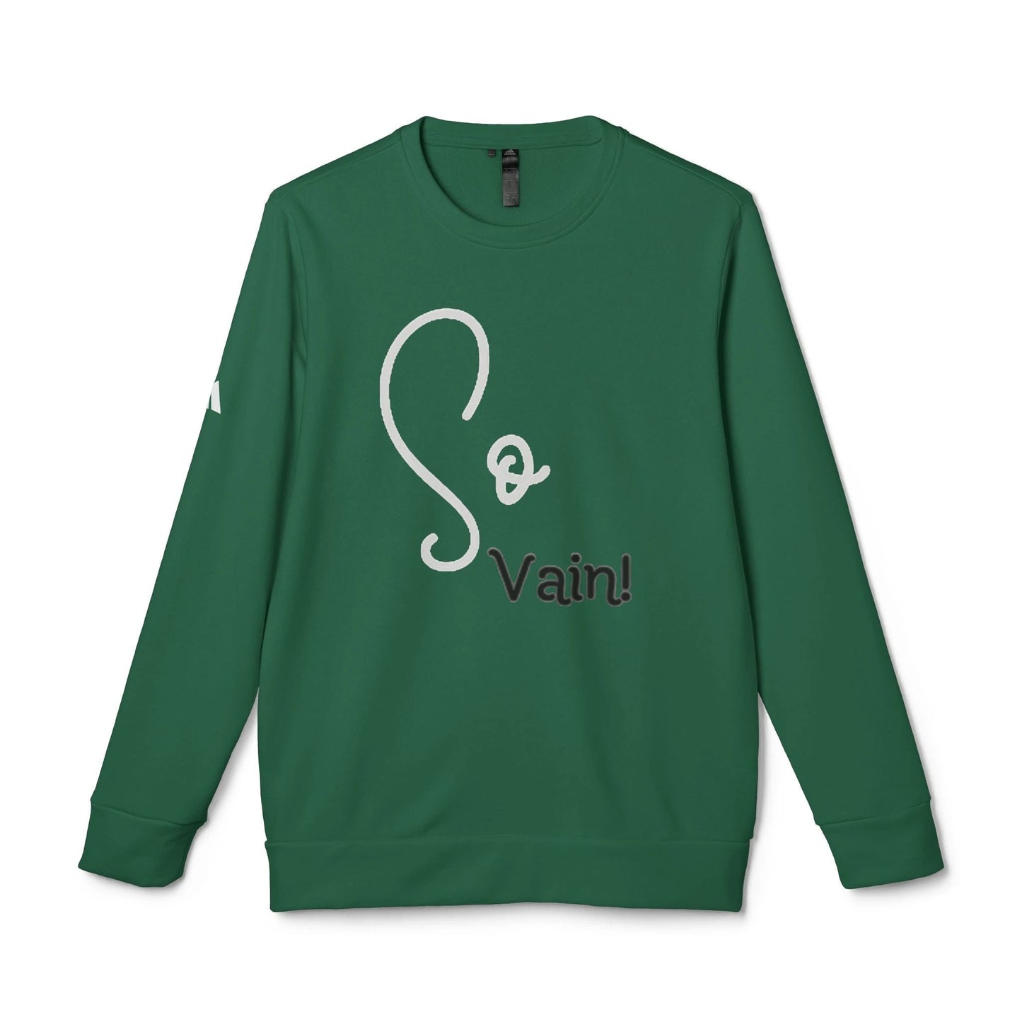 adidas Unisex Fleece Crewneck Sweatshirt So Vain by Printify