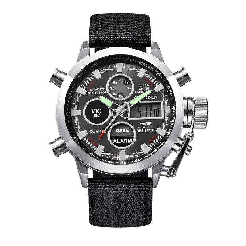Men's Fashion Belt Multi-functional Watch by GJG Denim