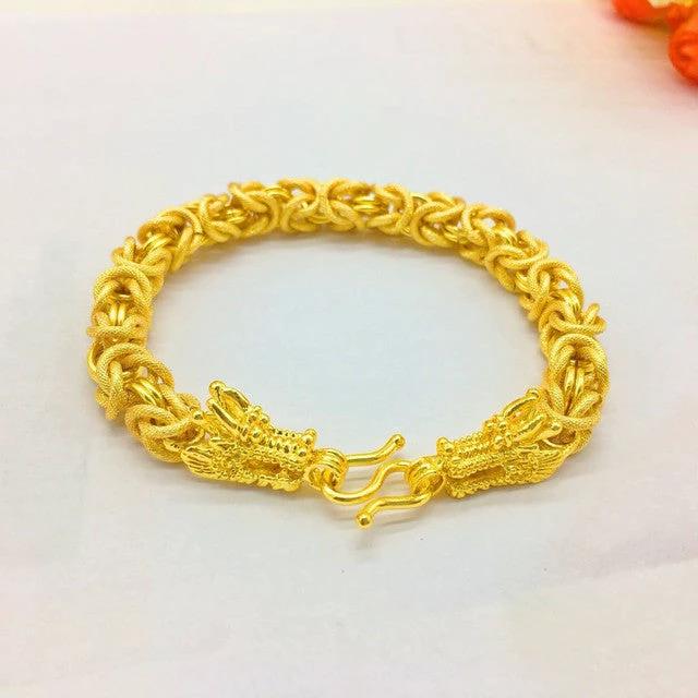 Men's Gold Tone Bracelet by GJG Denim