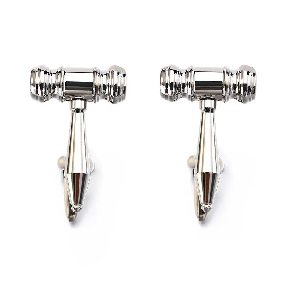 Men's Stainless Steel Hammer Cufflinks by GJG Denim