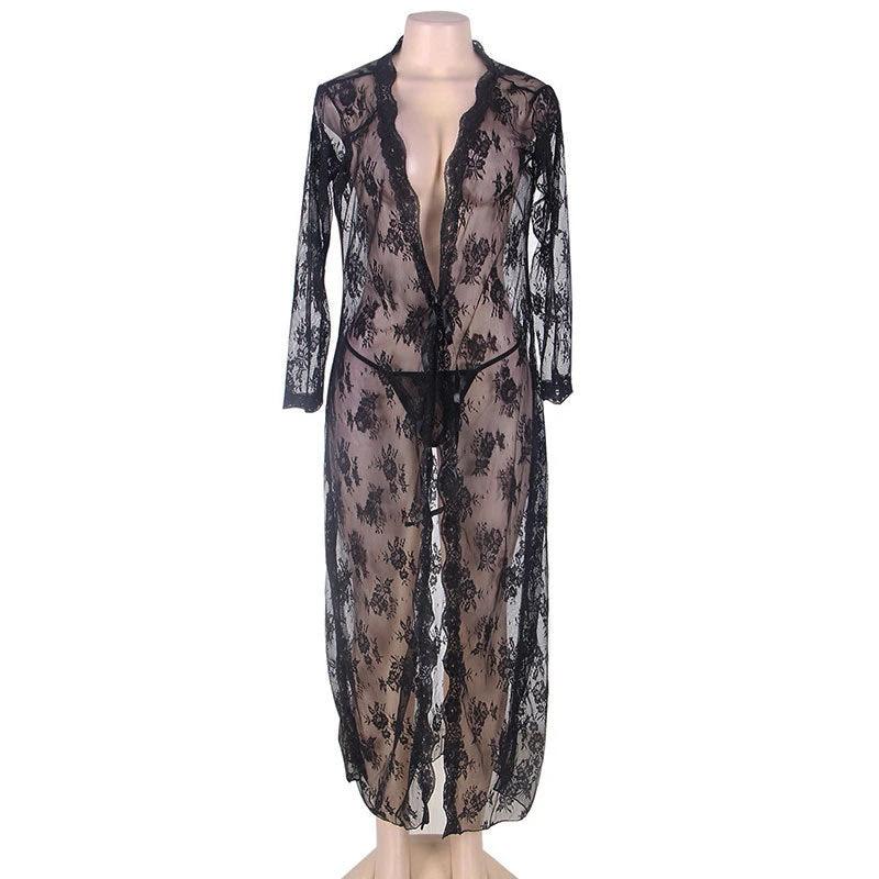 Sexy Pajamas Women Temptation Lace Lingerie by GJG Denim