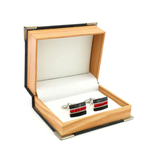Men's Inlaid Shell Cufflinks by GJG Denim