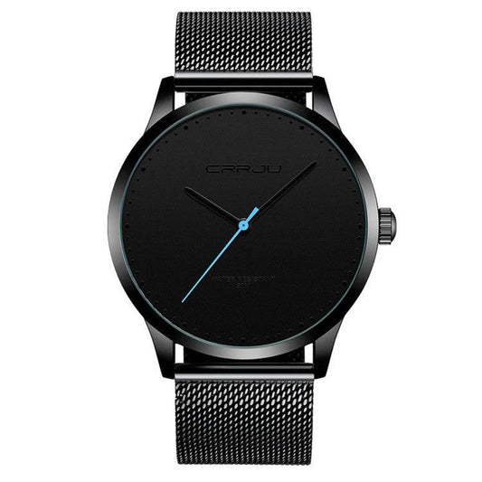 Stainless Steel Mesh Belt Fashion Watch Men by GJG Denim