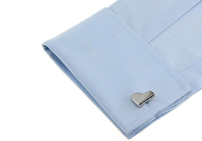 Music Gift Grand Piano Men's Cufflinks by GJG Denim