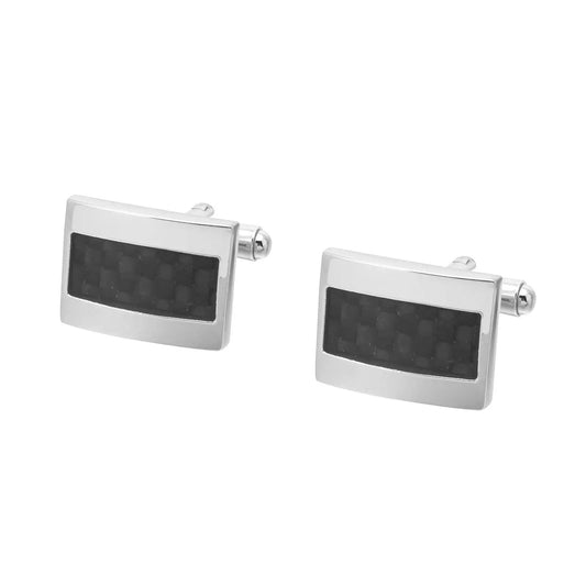 Men's Carbon Fiber Cufflinks by GJG Denim