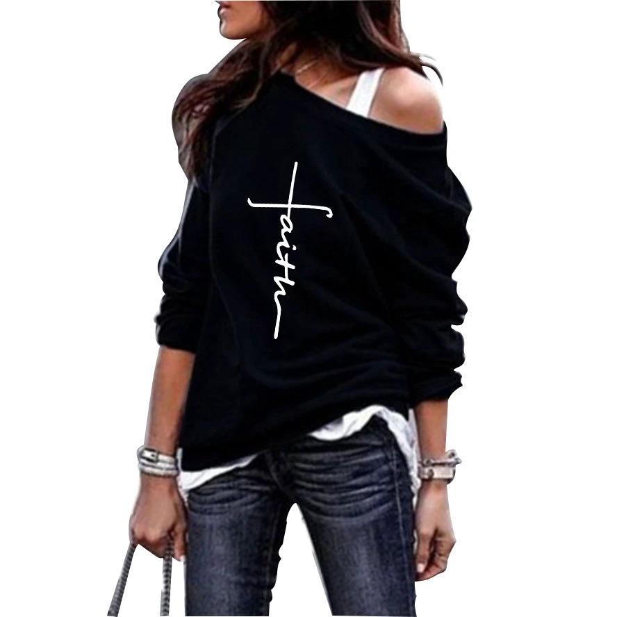 New Style Printed Blouse Casual Plus Size Sweater Women by GJG Denim