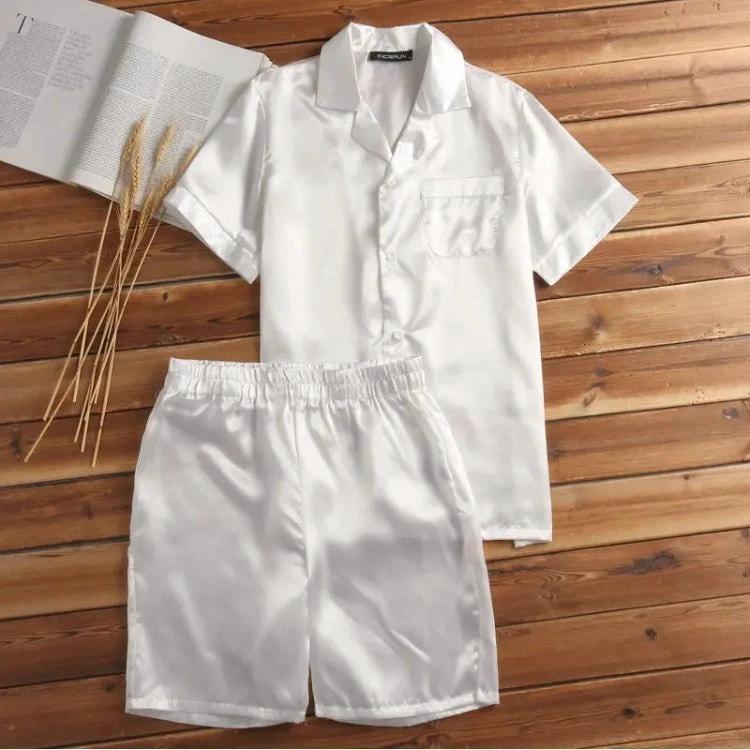 Men's Solid Color Pajamas Set by GJG Denim