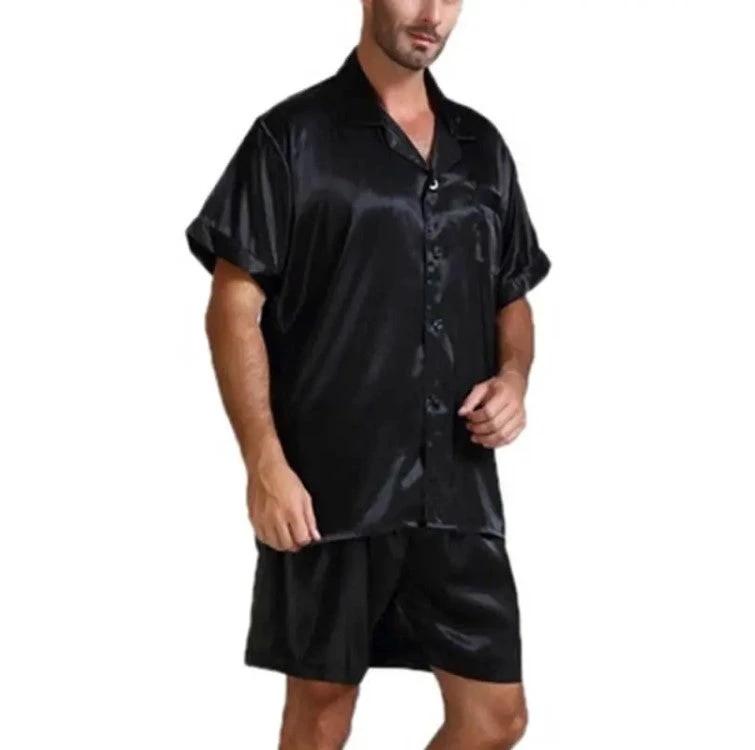 Men's Solid Color Pajamas Set by GJG Denim