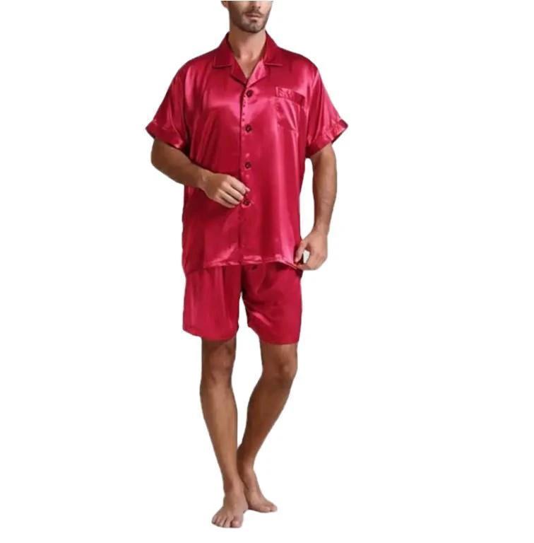 Men's Solid Color Pajamas Set by GJG Denim