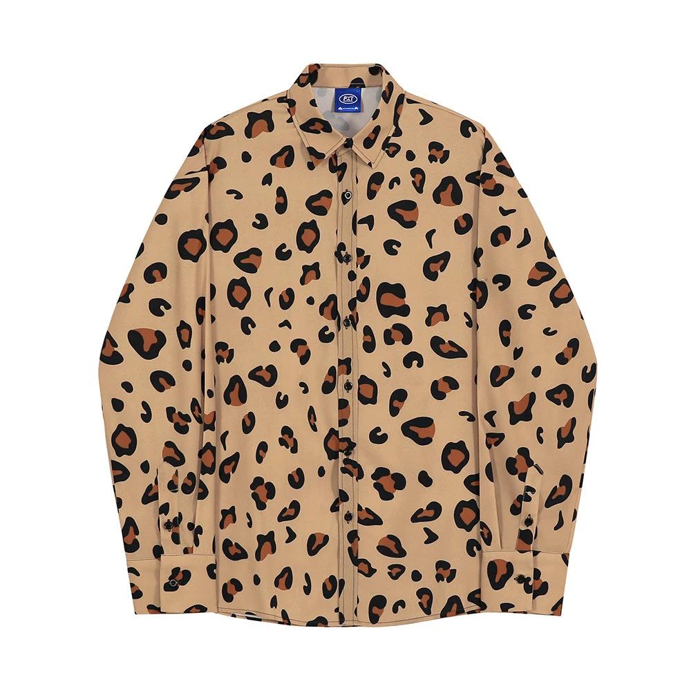 Men's Leopard Shirt by GJG Denim