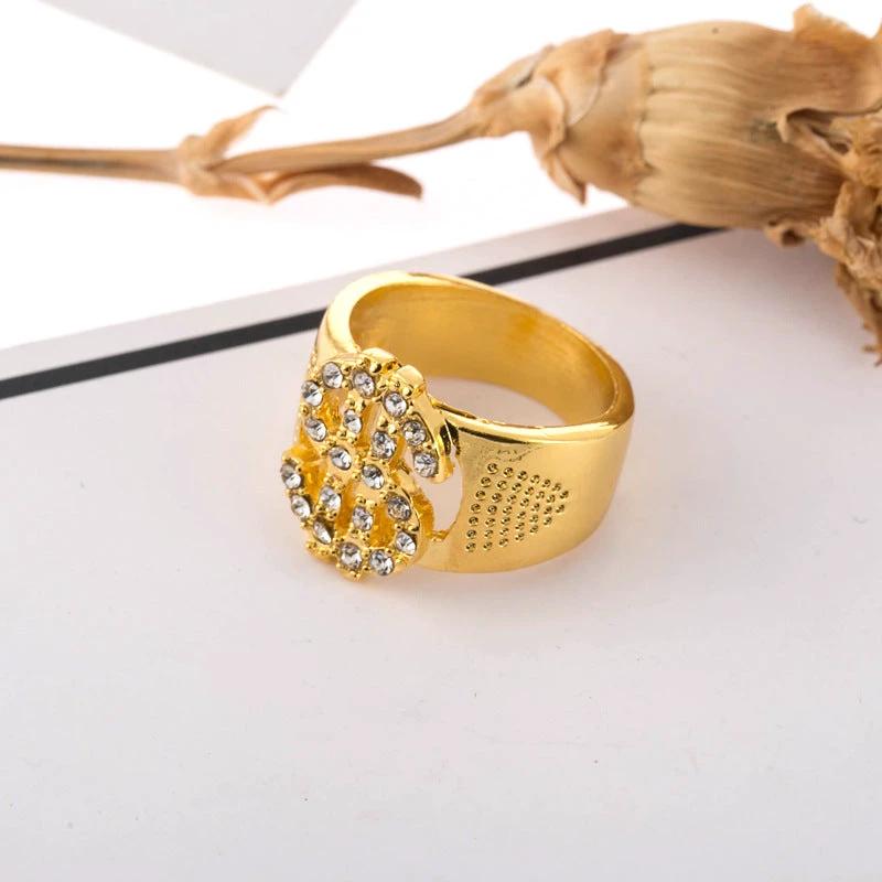Dollar Sign Ring For Men by GJG Denim