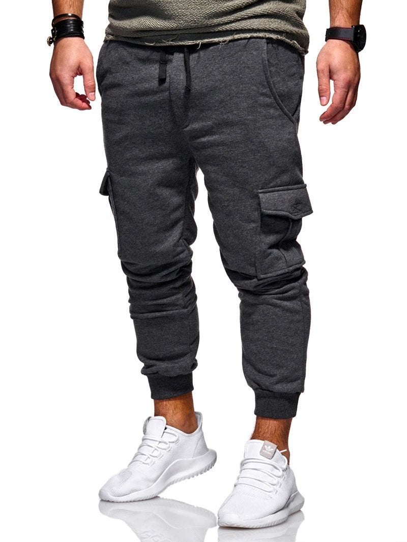 Men's Draping With Pocket Casual Sweatpants by GJG Denim