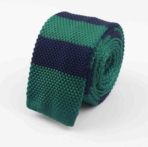 Men's Knitted Leisure Striped Ties by GJG Denim