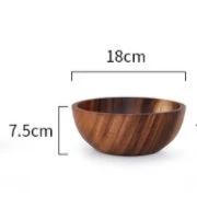 Natural Wooden Bowls For Kitchen by GJG Denim