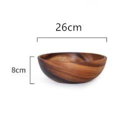 Natural Wooden Bowls For Kitchen by GJG Denim