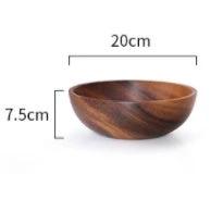 Natural Wooden Bowls For Kitchen by GJG Denim