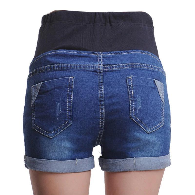 Maternity Denim Shorts by GJG Denim