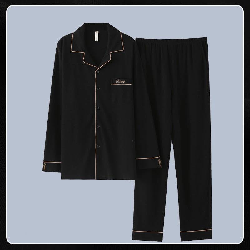 Men's Long Sleeve Pajamas by GJG Denim