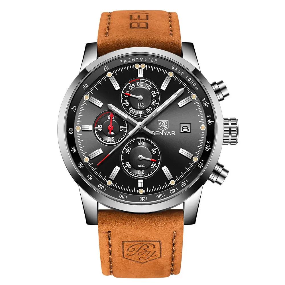 Men's Luxury Quartz Watch by GJG Denim