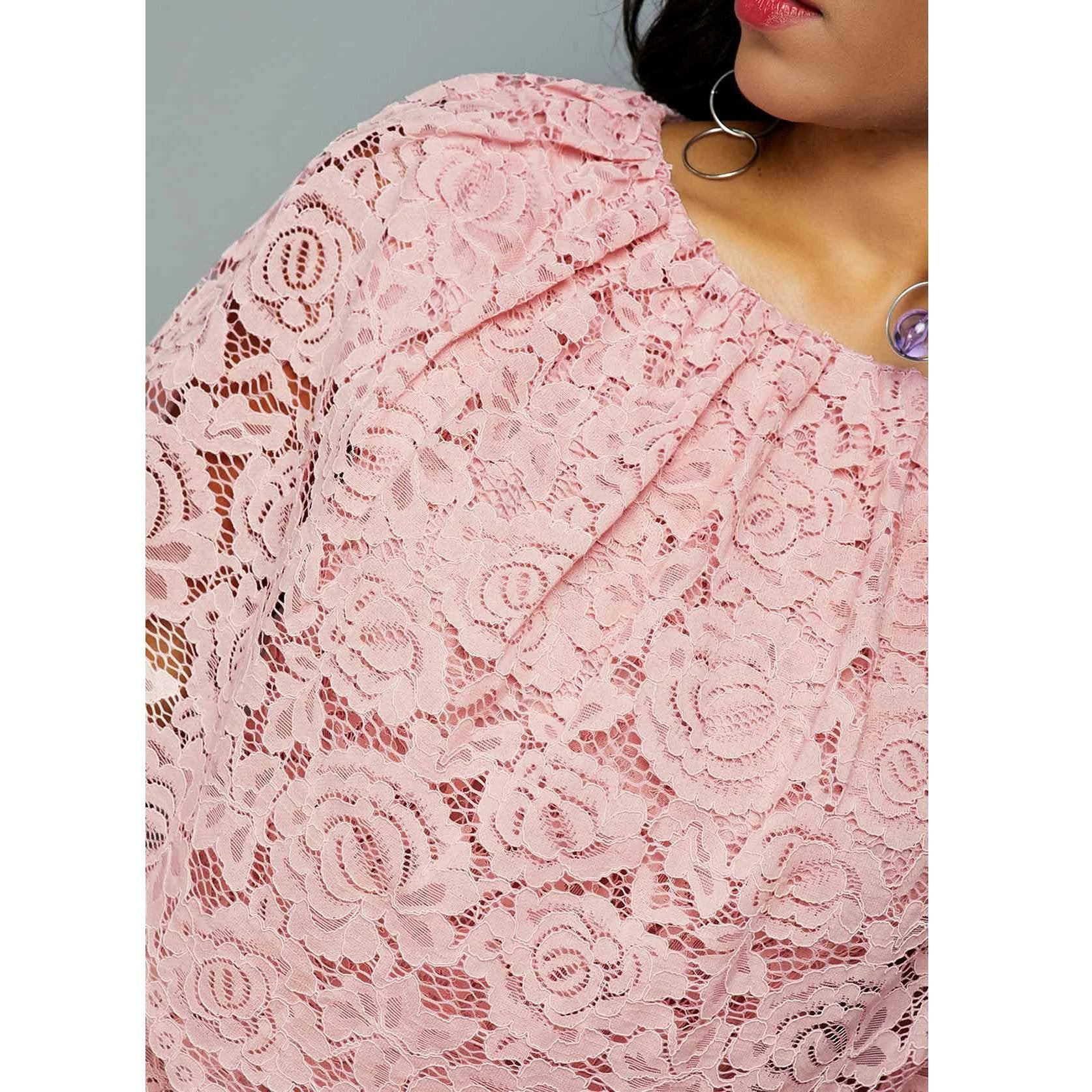 African Lace Dresses For Women Fashion New Africa Sexy Wedding Outfit 4XL 5XL Plus Size Maxi Dress Dashiki Ankara Robe by GJG Denim