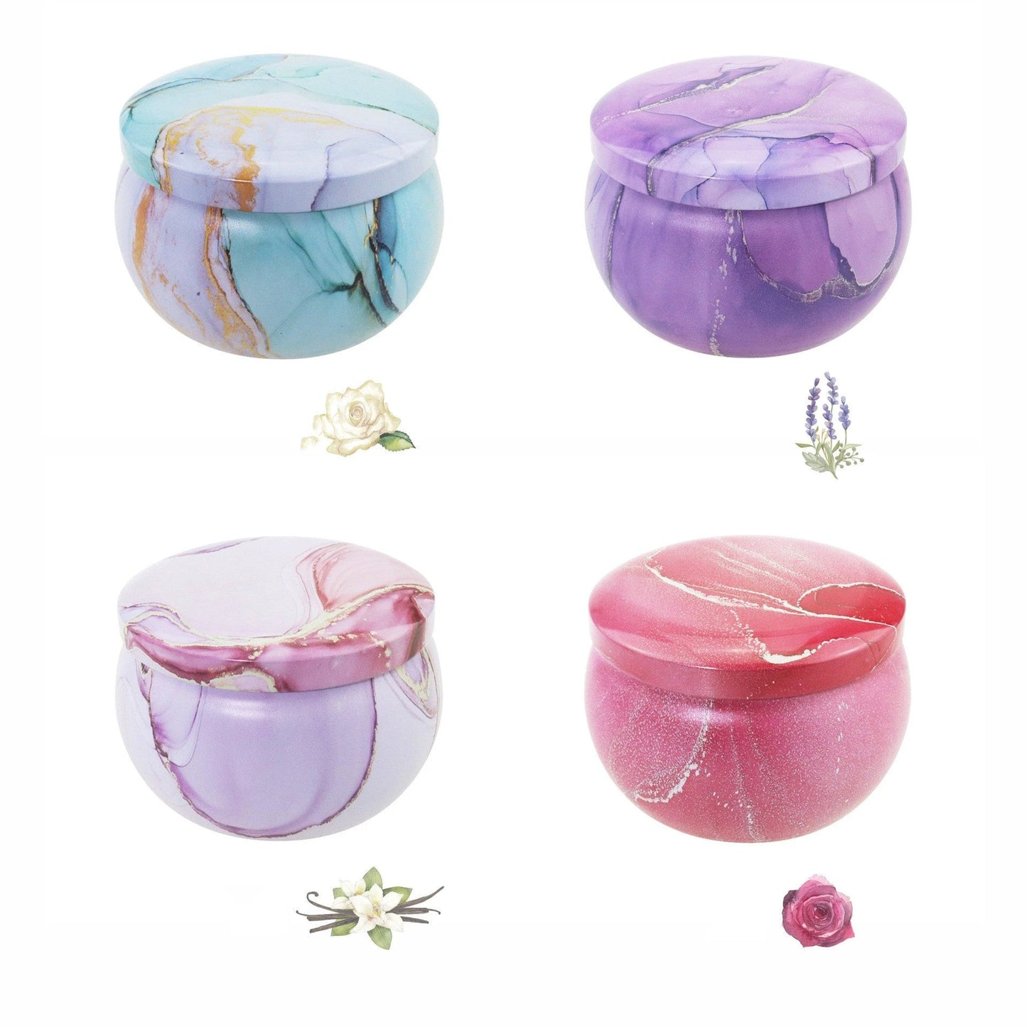 Fragrant Dried Flower Scented Candles by GJG Denim