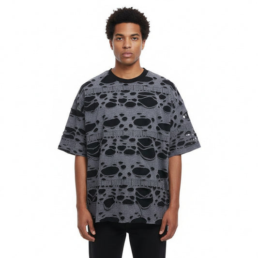Men's Distressed T-shirt by GJG Denim