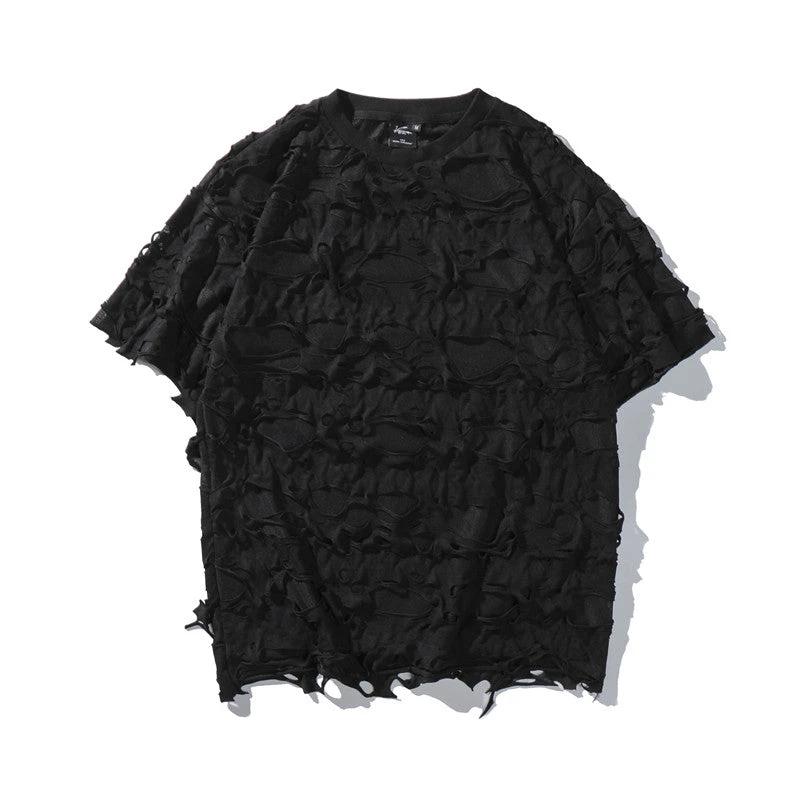 Men's Distressed T-shirt by GJG Denim