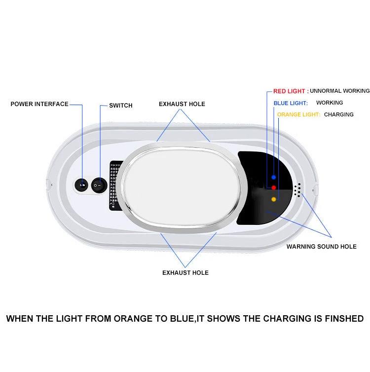 Intelligent Window Cleaning Robot Robot Cleaner Electric Remote Control Glass Cleaning Robot by GJG Denim