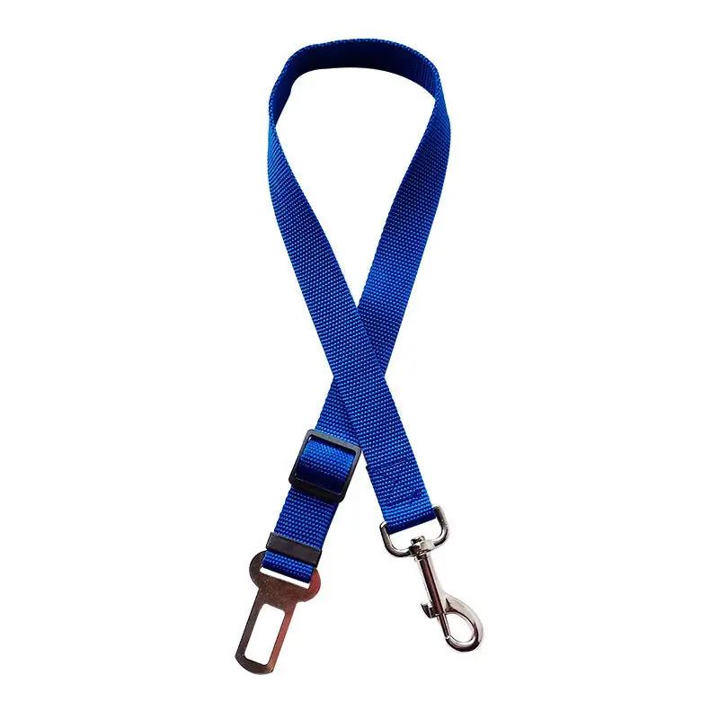 Adjustable Pet Cat Dog Car Seat Belt Pet Seat Vehicle Dog Harness Lead Clip Safety Lever Traction Dog Collars Dogs Accessoires Pets Products by GJG Denim