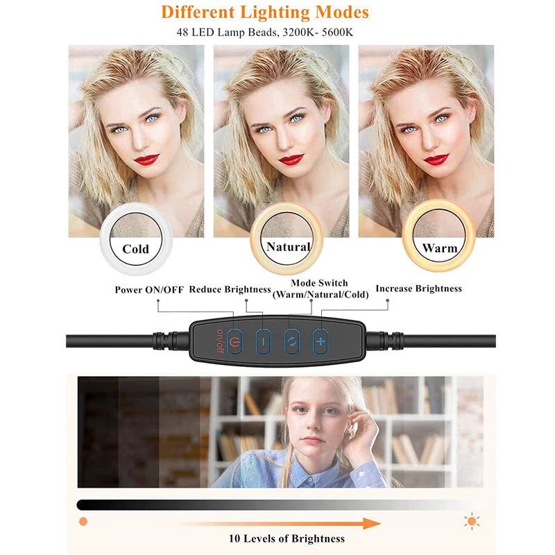Cross Border Special Lighting For Desktop Clip Mobile Computer Video Conference by GJG Denim