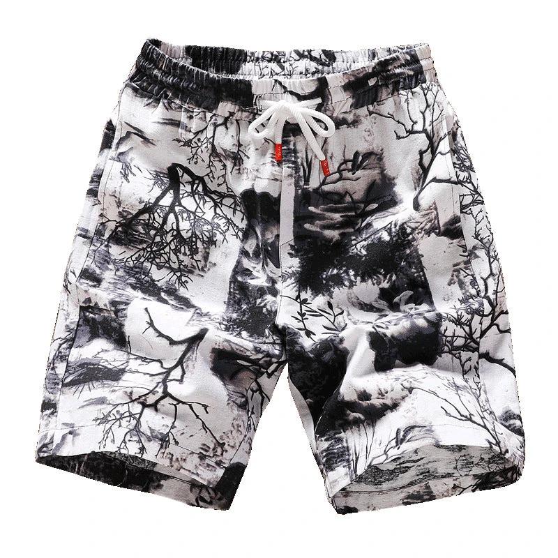 Loose Casual Five-point Men's Shorts by GJG Denim