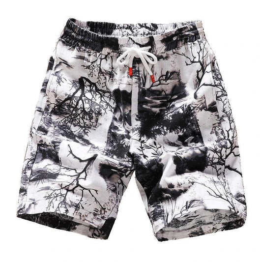 Loose Casual Five-point Men's Shorts by GJG Denim