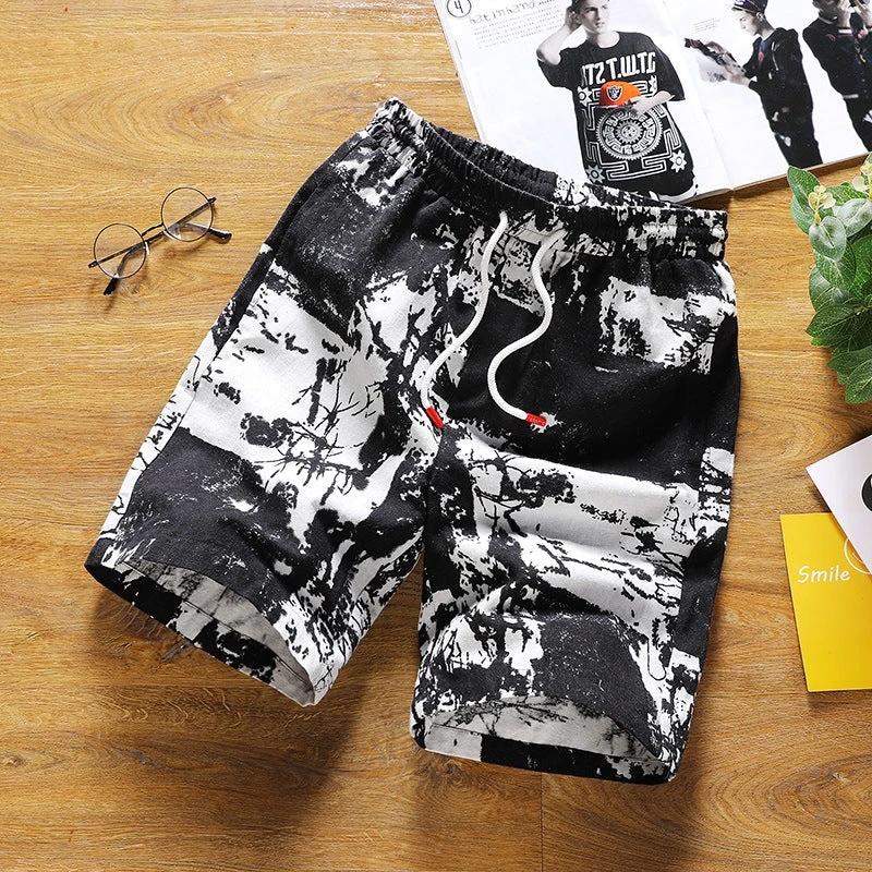 Loose Casual Five-point Men's Shorts by GJG Denim