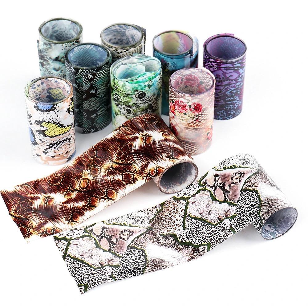 Nail Art Sticker Snake Skin Animal Grain Nail Star Paper Transfer Paper Laser Paper by GJG Denim