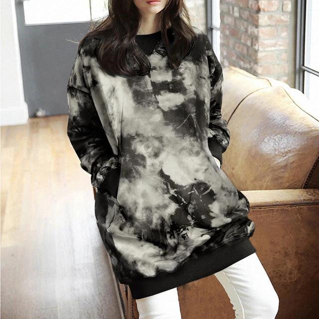 Women Casual Solid Sweatshirts Plus Size Tops Autumn by GJG Denim