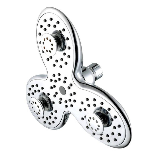 Multifunctional Pressurized Rain Shower Nozzle Three-Block Large Shower Plastic Nozzle by GJG Denim