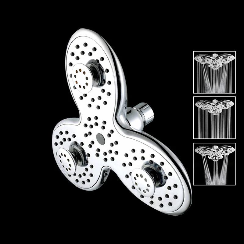 Multifunctional Pressurized Rain Shower Nozzle Three-Block Large Shower Plastic Nozzle by GJG Denim