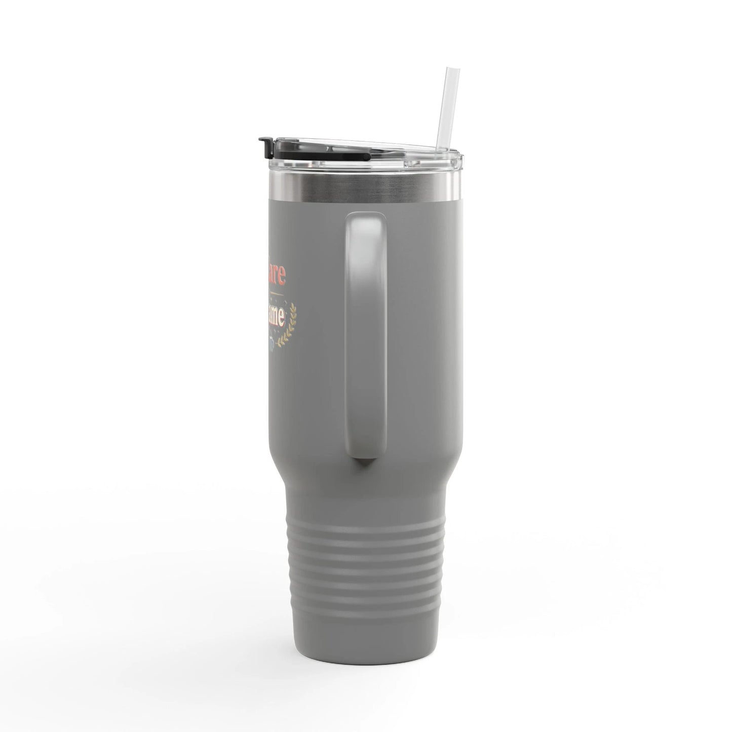 40oz Insulated Travel Mug - "Self-Care is my Vain-Game" Comfort Coffee Tumbler by Printify