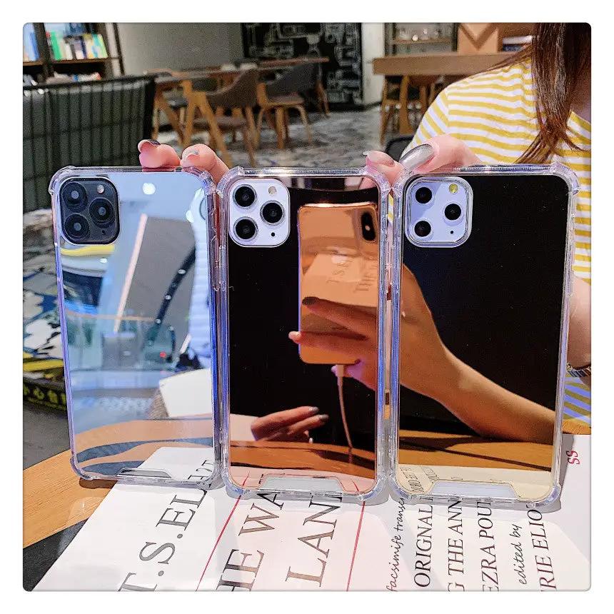 Mirror Phone Case Convenient Phone Case With Mirror by GJG Denim