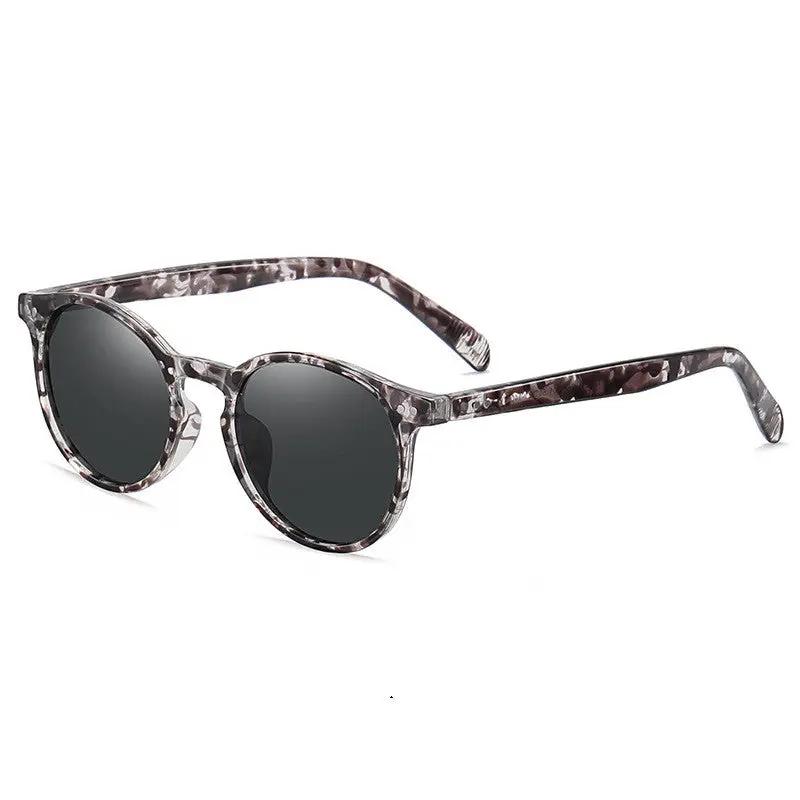 Round Frame Sunglasses For Men by GJG Denim