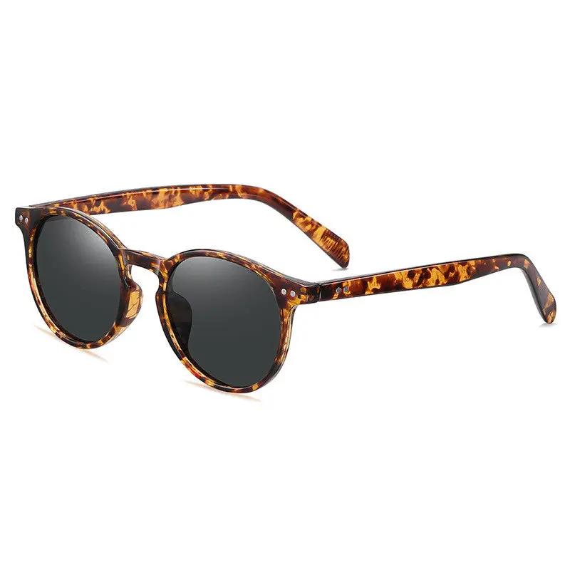 Round Frame Sunglasses For Men by GJG Denim