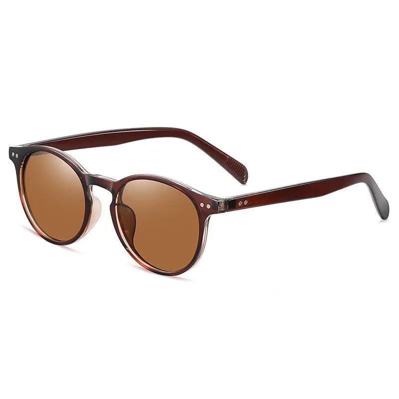 Round Frame Sunglasses For Men by GJG Denim