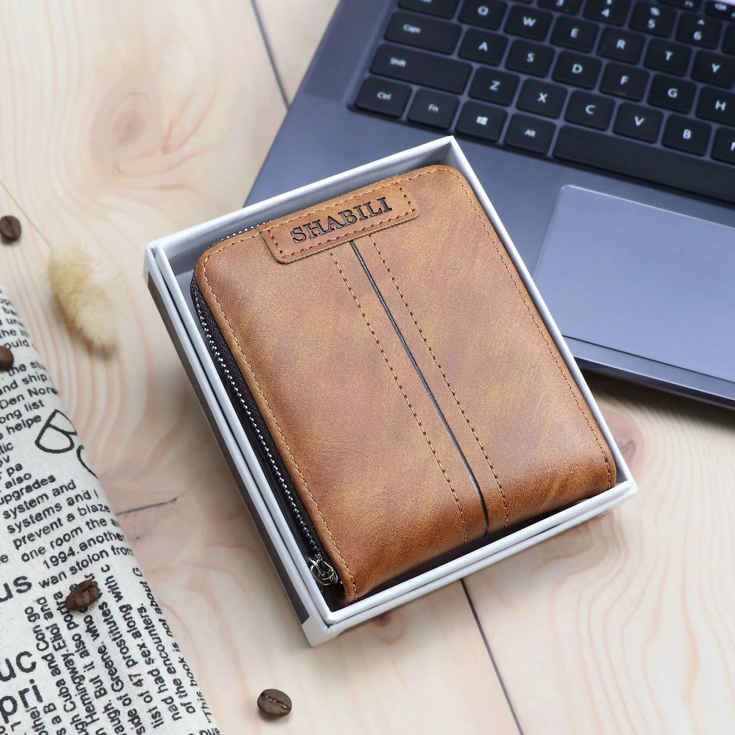 Men's Multi Card Large Capacity Wallet by GJG Denim