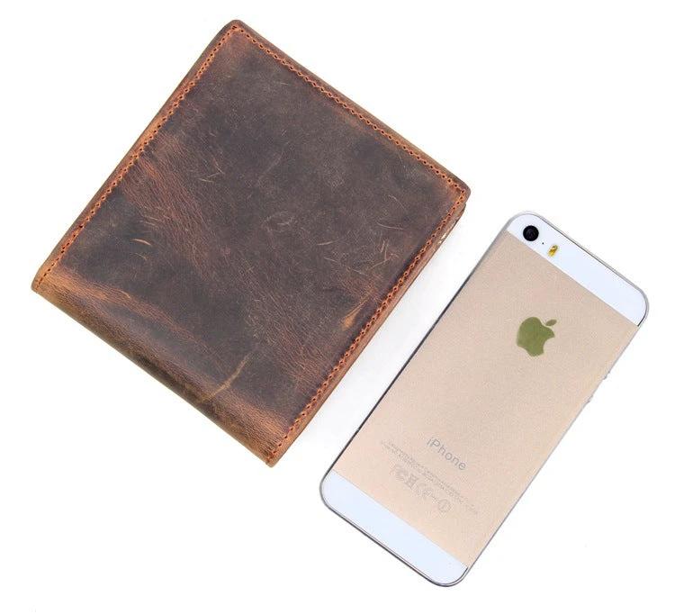 Men's Horse Leather Wallet by GJG Denim