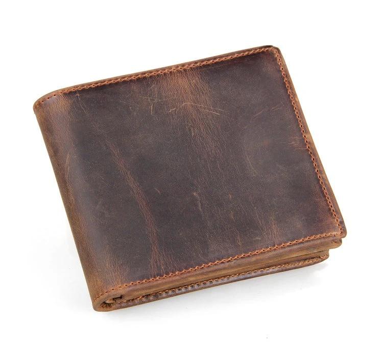 Men's Horse Leather Wallet by GJG Denim