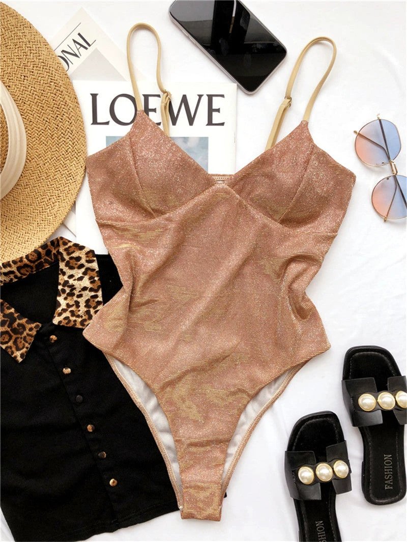 Shimmer Swimsuit one-piece by GJG Denim