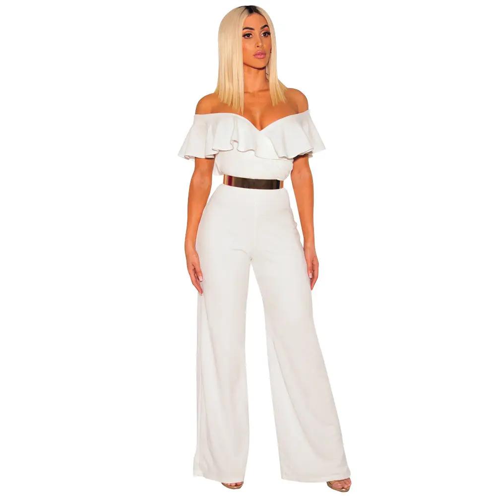 Women's New Standard Code Sexy Falbala Jumpsuits by GJG Denim