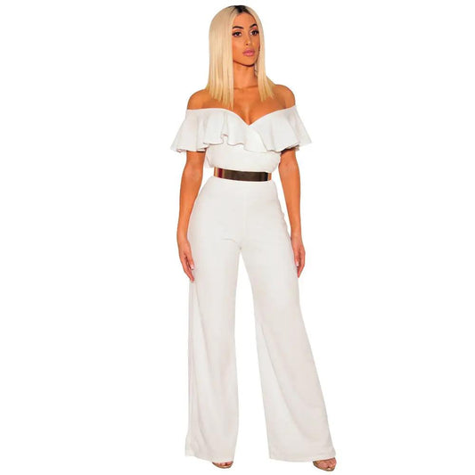 Women's New Standard Code Sexy Falbala Jumpsuits by GJG Denim