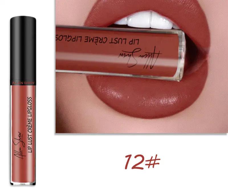 Silky Cream Texture Lip Gloss Aliexpress Shopee Cross-Border Exclusive Lip Glaze Lip Gloss Lipstick by GJG Denim